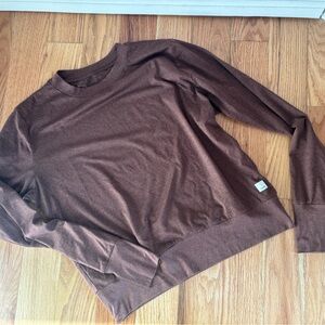 Vuori Daydream Crew Size S Brown